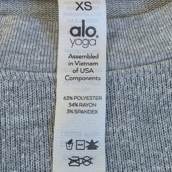 Alo Yoga Gray Pullover Oversized Lightweight Sweater Size XS - Picture 2 of 4
